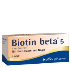 BIOTIN BETA 5 Tabletten 50 St von betapharm Arzneimittel GmbH