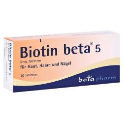 "Biotin beta 5 Tabletten 30 Stück" von "betapharm Arzneimittel GmbH"