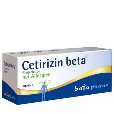 CETIRIZIN beta Filmtabletten 100 St von betapharm Arzneimittel GmbH