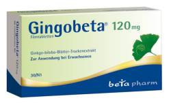 GINGOBETA 120 mg Filmtabletten 30 St von betapharm Arzneimittel GmbH