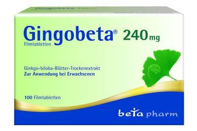 GINGOBETA 240 mg Filmtabletten 100 St von betapharm Arzneimittel GmbH
