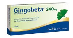 GINGOBETA 240 mg Filmtabletten 30 St von betapharm Arzneimittel GmbH
