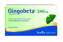 GINGOBETA 240 mg Filmtabletten 50 St von betapharm Arzneimittel GmbH