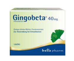GINGOBETA 40 mg Filmtabletten 120 St von betapharm Arzneimittel GmbH