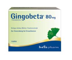 GINGOBETA 80 mg Filmtabletten 120 St von betapharm Arzneimittel GmbH