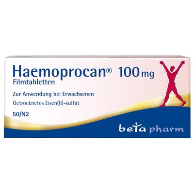 HAEMOPROCAN 100 mg Filmtabletten 50 St von betapharm Arzneimittel GmbH