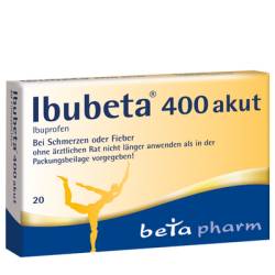 IBUBETA 400 akut Filmtabletten 20 St von betapharm Arzneimittel GmbH