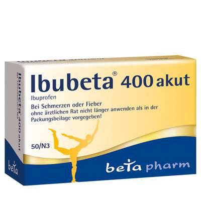 IBUBETA 400 akut Filmtabletten 50 St von betapharm Arzneimittel GmbH