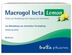MACROGOL beta Lemon Plv.z.Her.e.Lsg.z.Einnehmen 50 St von betapharm Arzneimittel GmbH