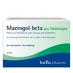 MACROGOL beta plus Elektrolyte Plv.z.H.e.L.z.Einn. 50 St von betapharm Arzneimittel GmbH
