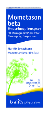 MOMETASON beta Heuschnupfenspray 50�g/Sp.60 Sp.St 10 g von betapharm Arzneimittel GmbH