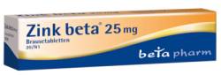ZINK BETA 25 Brausetabletten 20 St von betapharm Arzneimittel GmbH