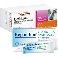 Allergie-Set Cetirizin-ratiopharm® + Bepanthen® Augen-und Nasensalbe