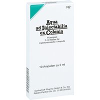Aqua Ad Iniectabilia ex Colonia Ampullen