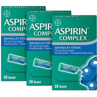 Aspirin Complex Granulat-Sticks 500mg/30 mg von Aspirin