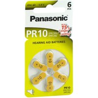 Batterien fÃ¼r HÃ¶rgerÃ¤te Panasonic Pr 10