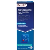 Betolo® gegen Halsschmerzen Rachenspray Anis-Pfefferminze