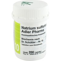 Biochemie Adler 10 Natrium sulf.D6 Adl.ph. Tabletten