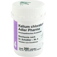Biochemie Adler 4 Kalium chlor.D6 Adl.ph. Tabletten