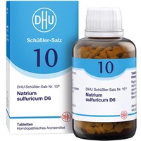 DHU SchÃ¼Ãler-Salz Nummer 10 Natrium sulfuricum D6 Tabletten von DHU