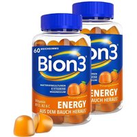 Bion3® Energy Weichgummis, Multivitamine mit Bakterienkulturen, Vitamin B12, C, D und Magnesium - Jetzt 30% Cashback sichern von BION