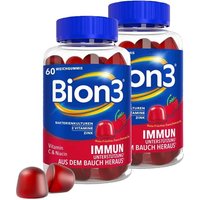 Bion3® Immun Weichgummis zur Immununterstützung mit Vitamin C, Niacin, Zink und Bakterienkulturen - Jetzt 30% Cashback sichern von BION