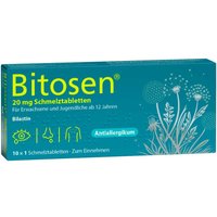 Bitosen 20 mg Schmelztabletten bei Allergien von Bitosen
