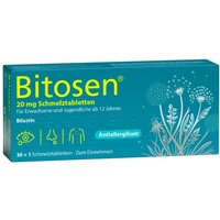 Bitosen 20 mg Schmelztabletten bei Allergien von Bitosen