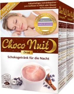 CHOCO NUIT Gute-Nacht-Schokogetränk Pulver von LEVICA GmbH