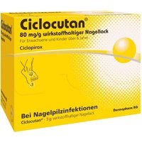 CICLOCUTAN 80 mg/g wirkstoffhaltiger Nagellack bei Nagelpilz