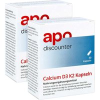 Calcium D3 K2 Kapseln von apodiscounter