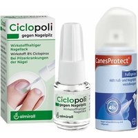 Ciclopoli® gegen Nagelpilz 6,6 ml + CanesProtect® Fußspray