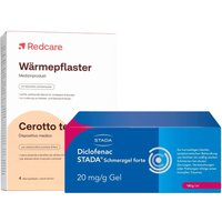 Diclofenac Stada® 20 mg/g Gel- Schmerzgel forte + Redcare Wärmepflaster