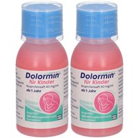 Dolormin für Kinder Ibuprofensaft 40 mg/ml bei Fieber und Schmerzen von Dolormin