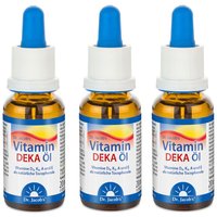 Dr. Jacob's Deka Öl 800 IE Vitamin D3+K2+A+E 640 Tropfen vegetarisch von Dr. Jacob's