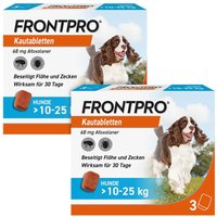 Frontpro Kautablette gegen Zecken und FlÃ¶he fÃ¼r Hunde (>10-25kg) von Frontline