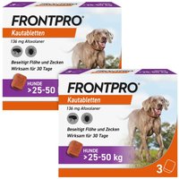 Frontpro Kautablette gegen Zecken und FlÃ¶he fÃ¼r Hunde (>25-50kg) von Frontline