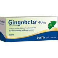 Gingobeta 40 mg Filmtabletten