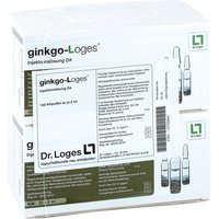 Ginkgo-loges InjektionslÃ¶sung D4 Ampullen