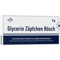 Glycerin ZÃ¤pfchen RÃ¶sch 2 g gegen Verstopfung