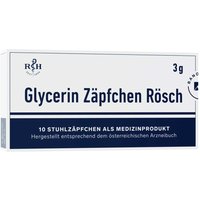 Glycerin ZÃ¤pfchen RÃ¶sch 3 g gegen Verstopfung