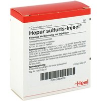 Hepar Sulfuris Injeel Ampullen