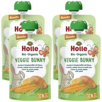 Holle Veggie Bunny Karotte-Süßkartoffel-Erbsen von Holle