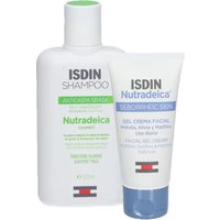 Isdin Nutradeica® Gel-Creme für das Gesicht + Isdin Nutradeica® Anti-Schuppen Shampoo