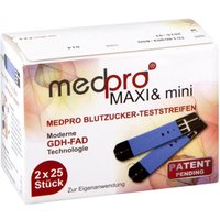 Medpro Maxi & Mini Blutzucker Teststreif.single