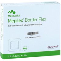 Mepilex Border Flex Schaumverb.haftend 7,5x7,5 cm