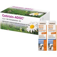 Nasenspray-ratiopharm® Erwachsene + Cetirizin-ADGC® Filmtabletten