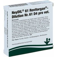 Neydil Nummer 6 1 Revitorgan Dilution d 4 pro veterinÃ¤r Ampullen