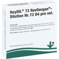 Neydil Nummer 7 3 Revitorgan Dilution d 4 pro veterinÃ¤r Ampullen