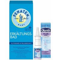 Olynth® Plus 0,05 %/5 % + Penaten® Kleine Helfer Erkältungsbad